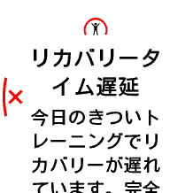 アラート付き