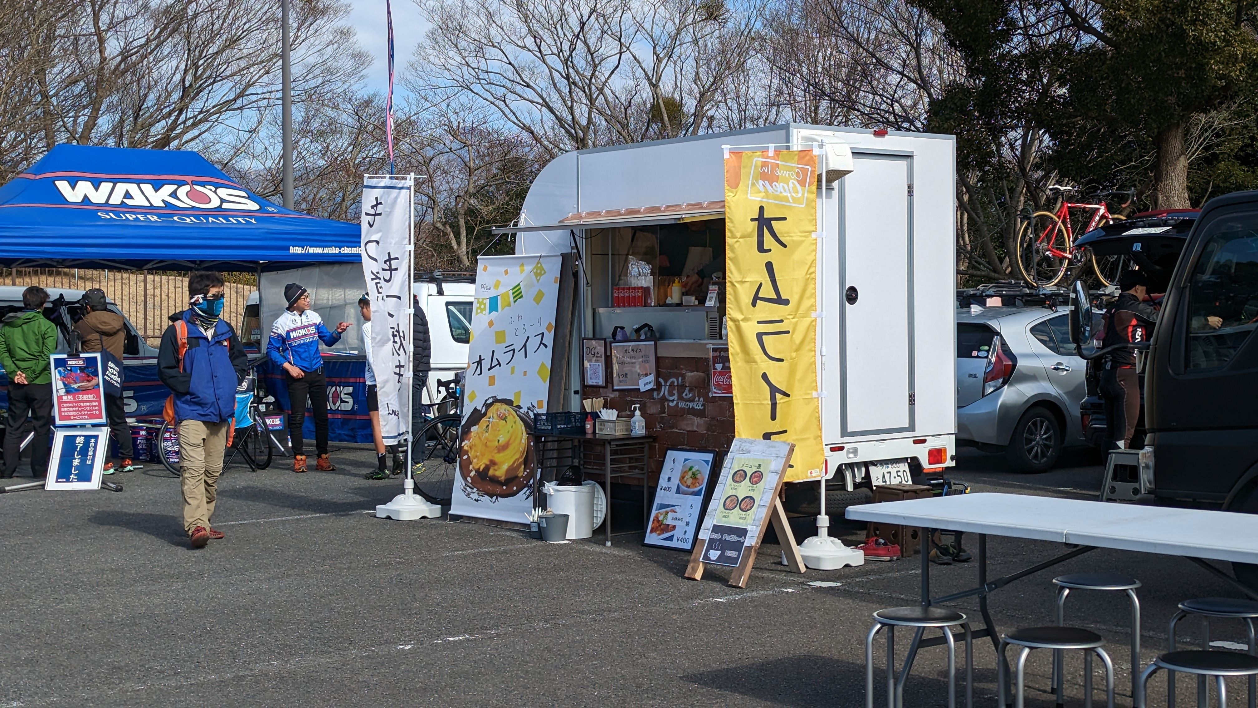 C1選手のオムライスの店。選手の腹を満たしてくれた