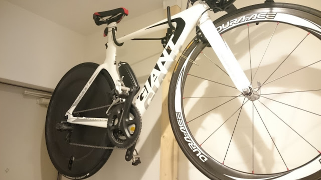自転車の省スペース収納