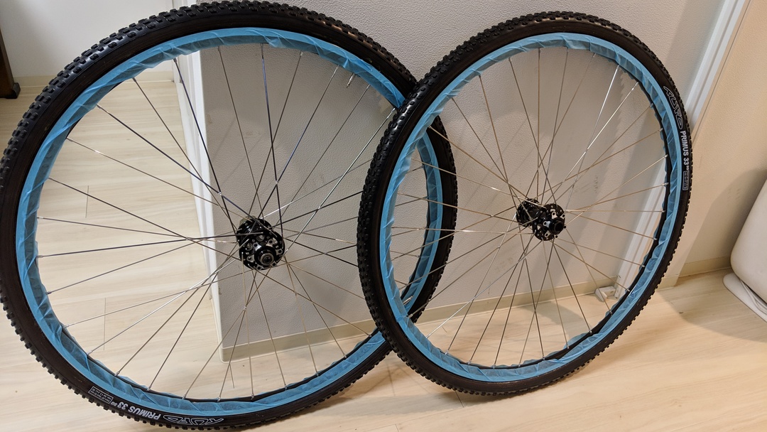 CXチューブラーを意地でもテープで運用する