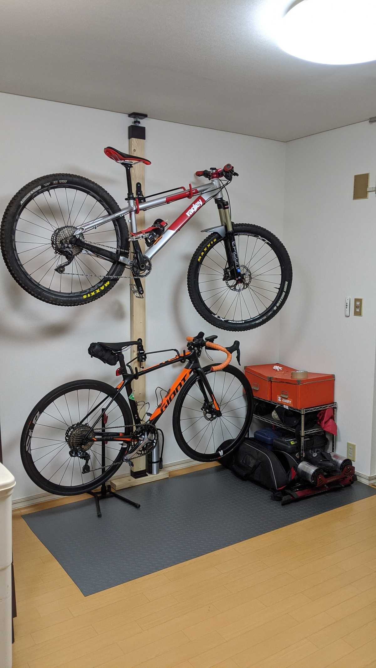 LABRICO 2×4 ADJUSTER POWERFUL で自転車ラックを作ってみた