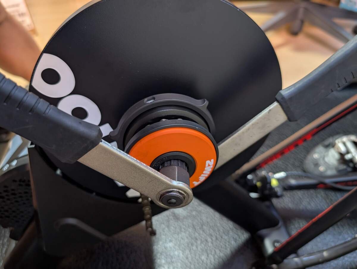 Cogは、普通のスプロケと同様に取り外しできる