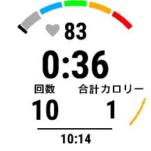 メニュー中は回数を自動カウントしてくれる