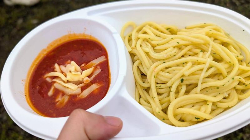 伸びていない麺類をエイドで頂けるとは！